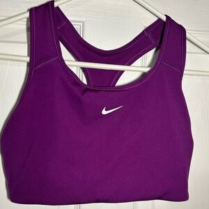Nike Womens Victory Compression Bra Dri Fit Size Large Racerback Sports Bra